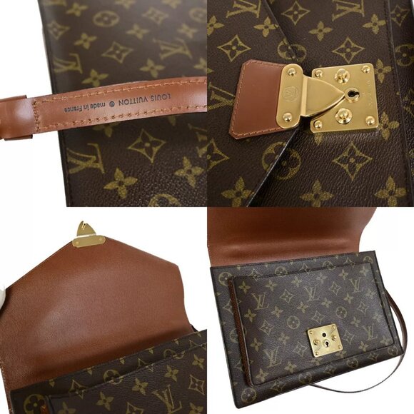 authenticity guaranteed LOUIS VUITTON Monceau 2Way Shoulder Hand Bag - Picture 14 of 16